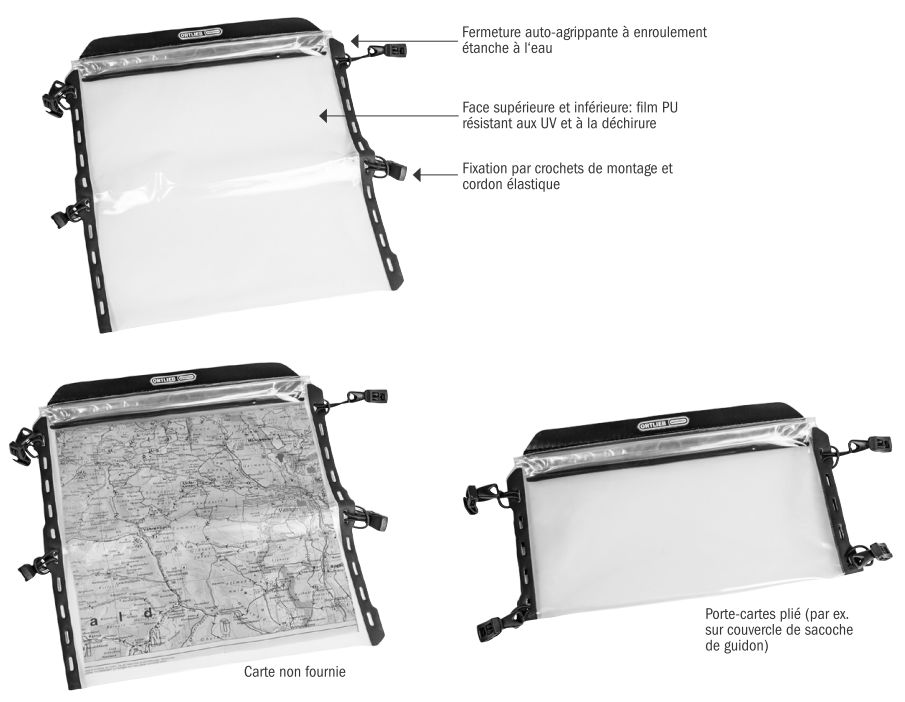 Charakterystyka techniczna Ultimate Six Map-Case Ortlieb